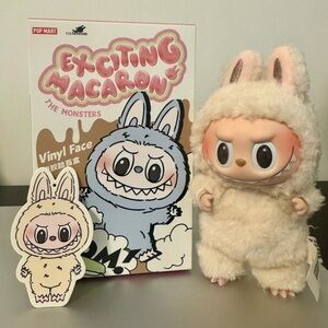 RESTOCK -VIRAL Pop Mart  - Labubu Exciting Macaroon V1 - Soymilk